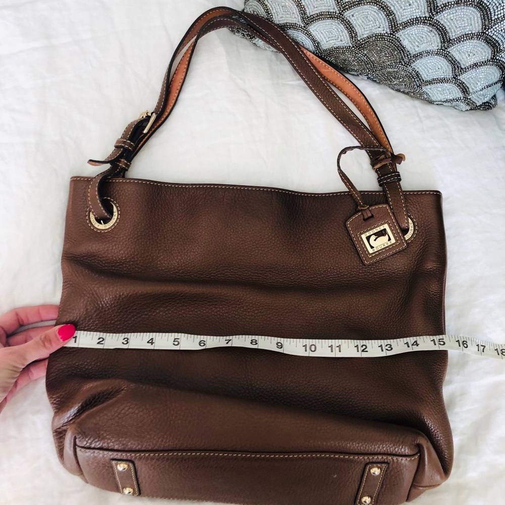 Dooney and Bourke large brown pebble tote